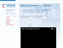 Tablet Screenshot of muller.ch